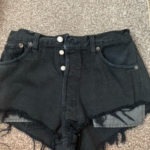 RE/DONE Levi’s cut off shorts